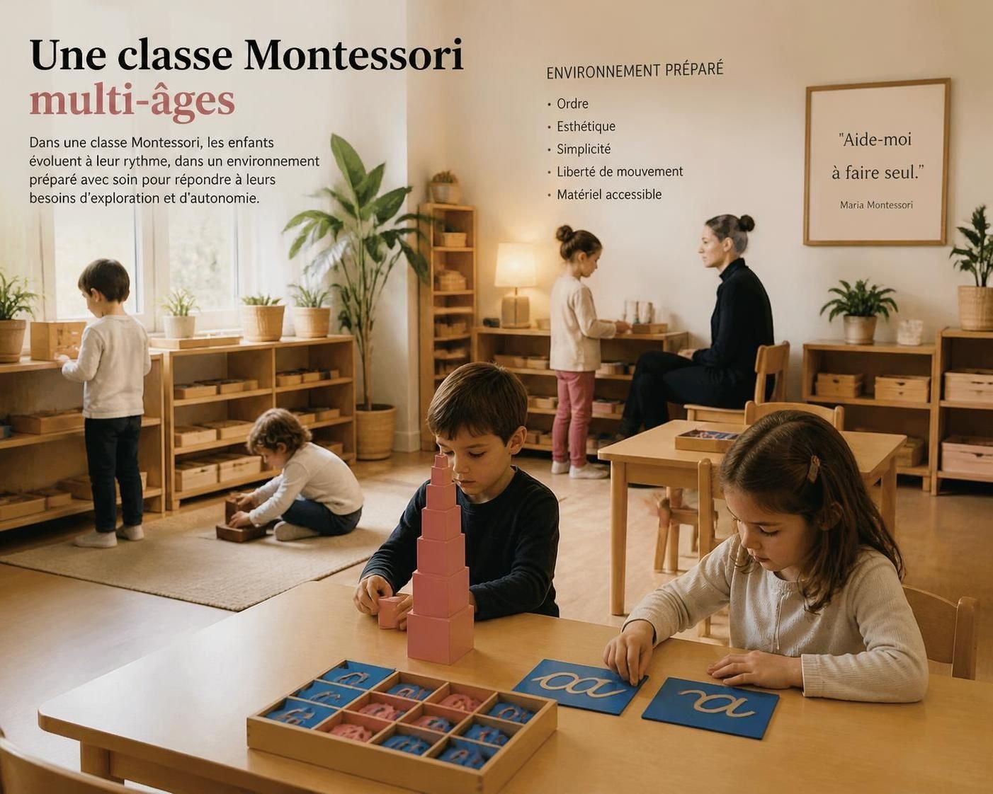 découvrez la méthode montessori de maria montessori, une approche innovante qui révolutionne l’éducation en favorisant l’autonomie et le développement naturel de l’enfant.